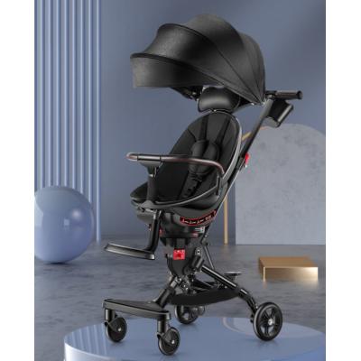 Baby roller cart folding two-way portable lie down sleeping baby portable high landscape baby stroller