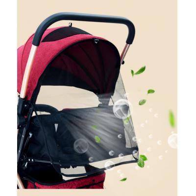 High landscape baby stroller can sit and lie down two-way ultra light portable folding shock absorbent umbrella car four