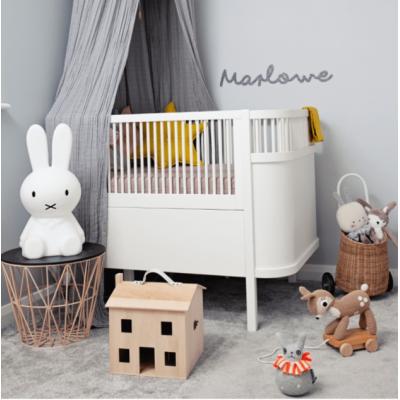 Baby crib retractable children children splice large bed bed guardrail solid wood